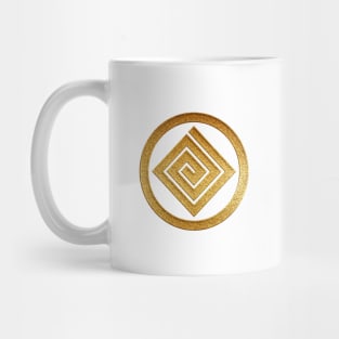 Gold Inazuma Kamon Mug